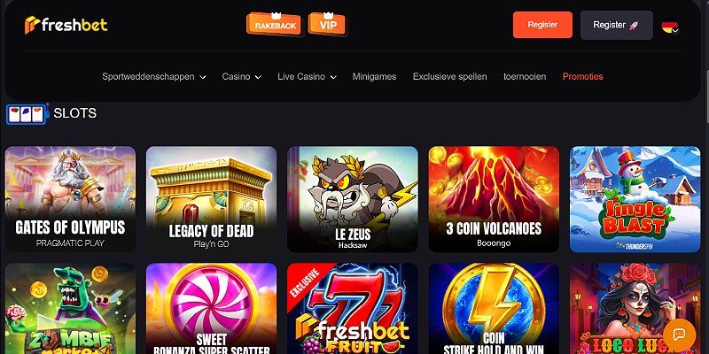 Freshbet - casino sans licence testé depuis la France