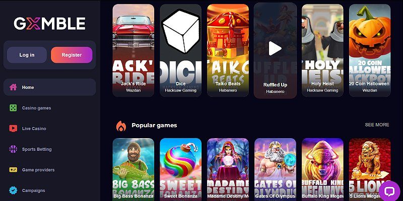 Gxmble - casino sans licence testé depuis la France