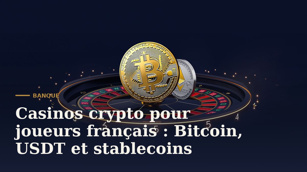 Casinos crypto pour joueurs français : Bitcoin, USDT et stablecoins