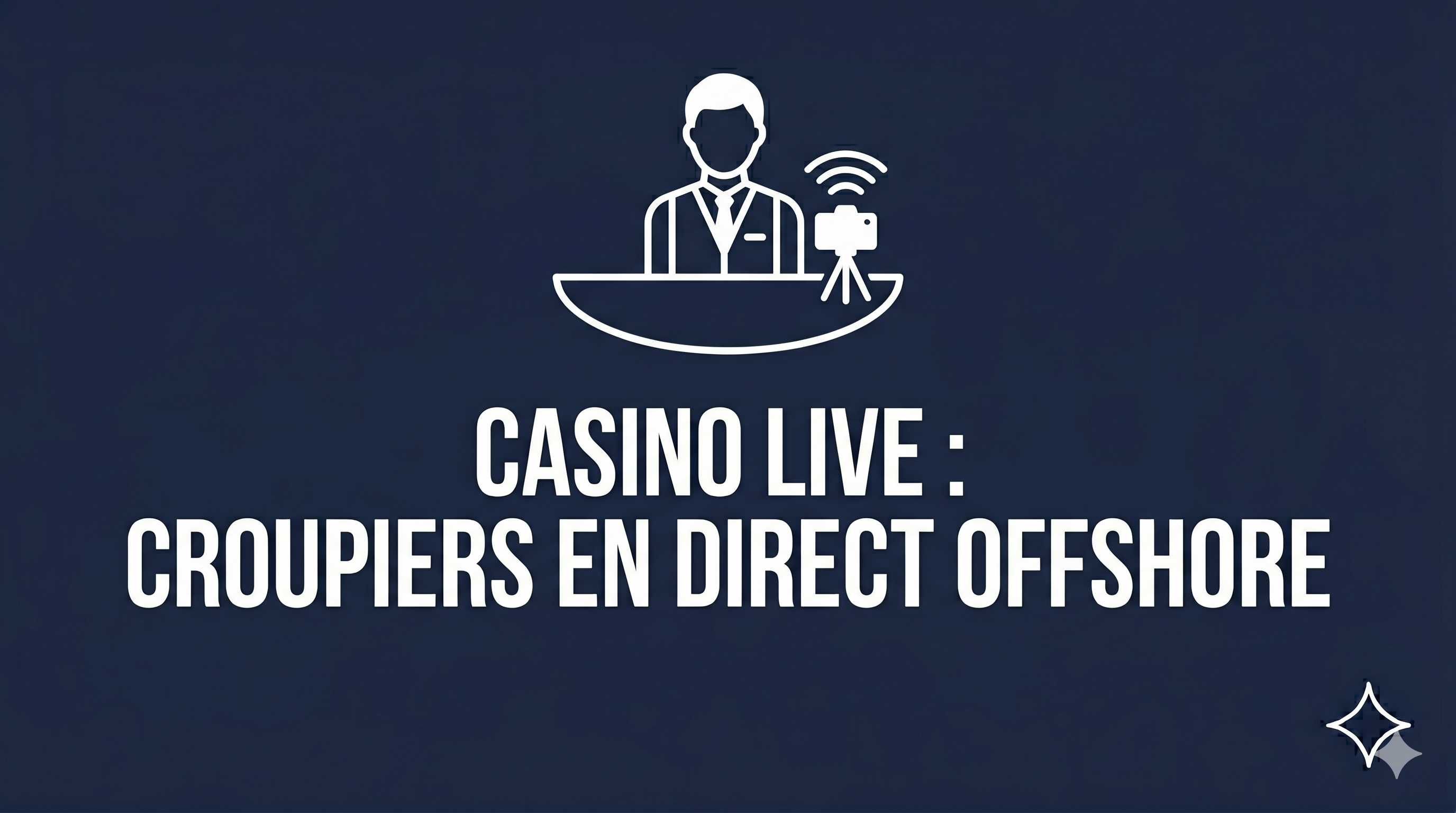 Casino live : les croupiers en direct sur les sites offshore