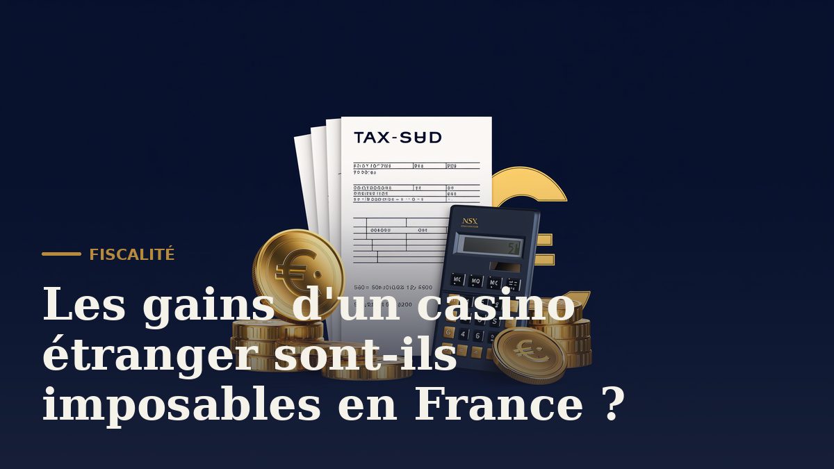 Les gains d'un casino étranger sont-ils imposables en France ?
